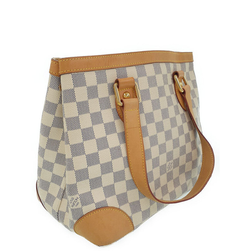 Louis Vuitton Damier Azur White Hampstead Tote Bag - Picture 2 of 8